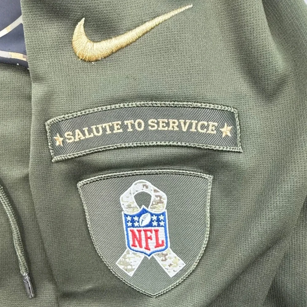 Nike NFL Detroit Lions Salute to Service limited RARE Hoodie‎ Green Men's large